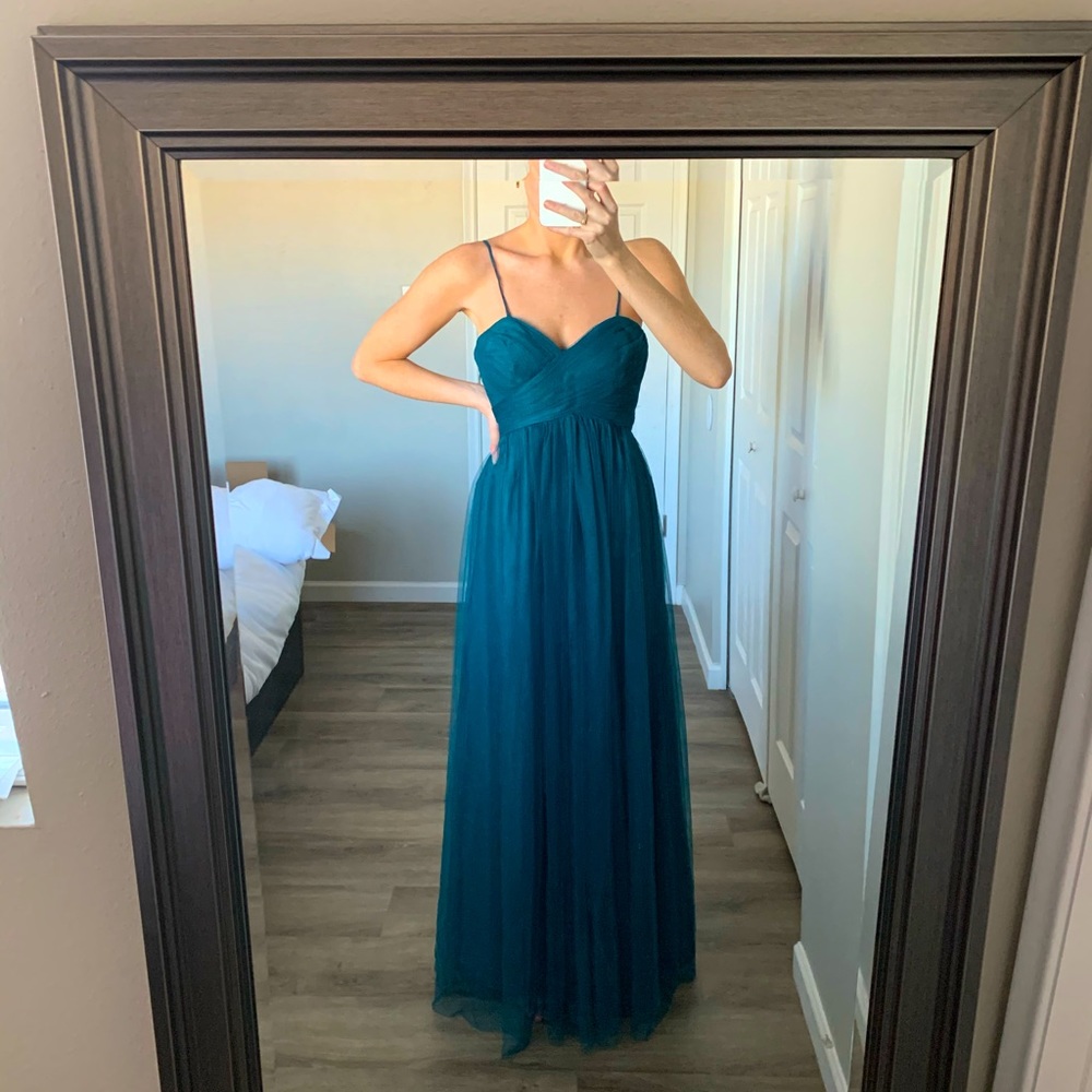 Deep sea blue WTOO tulle dresses x2